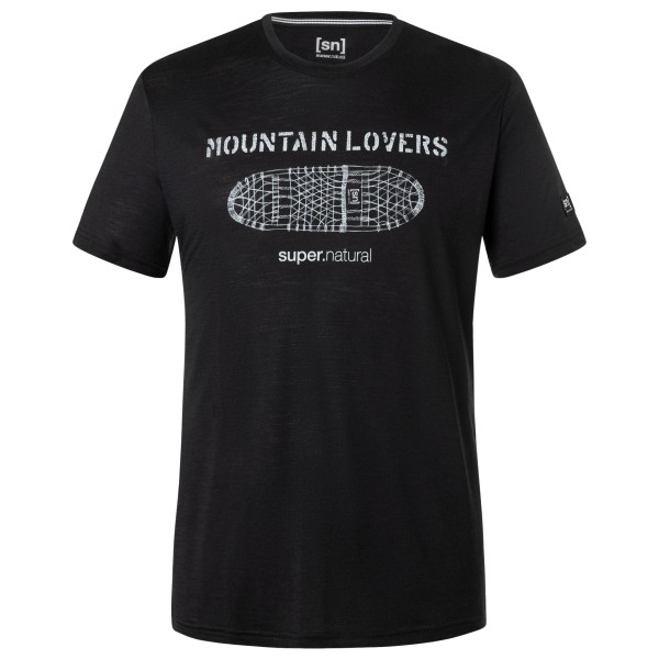 Image of super.natural - Snowboot Tee - Merinoshirt Gr XL schwarz