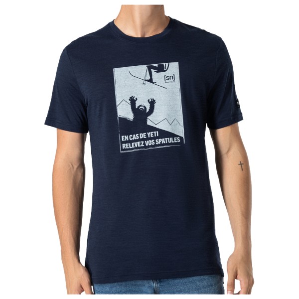 Image of super.natural - Yeti Tee - Merinoshirt Gr M blau