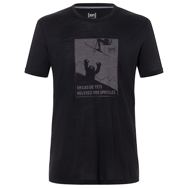 Image of super.natural - Yeti Tee - Merinoshirt Gr L schwarz