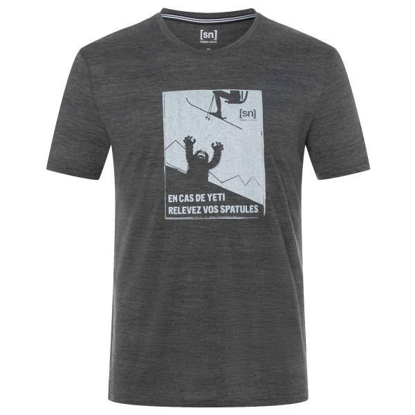 Image of super.natural - Yeti Tee - Merinoshirt Gr L;M;S;XL blau;grau;schwarz