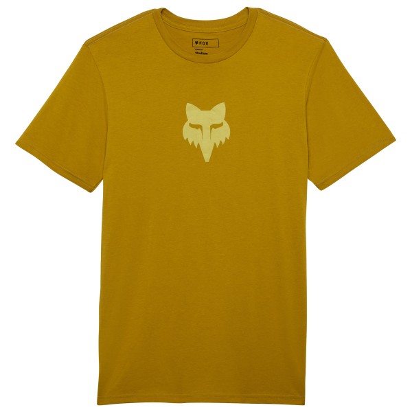 Image of FOX Racing - Fox Head S/S Premium Tee - T-Shirt Gr L oliv/gelb