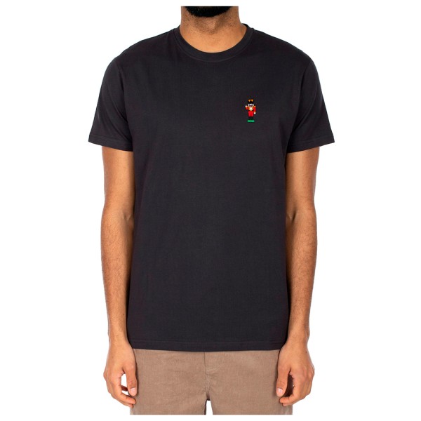 Image of Iriedaily - Nutcrax Emb Tee - T-Shirt Gr L;M;S;XL;XXL braun;schwarz;türkis;weiß