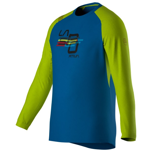 Image of La Sportiva - Stripe Cube Long Sleeve - Longsleeve Gr L blau