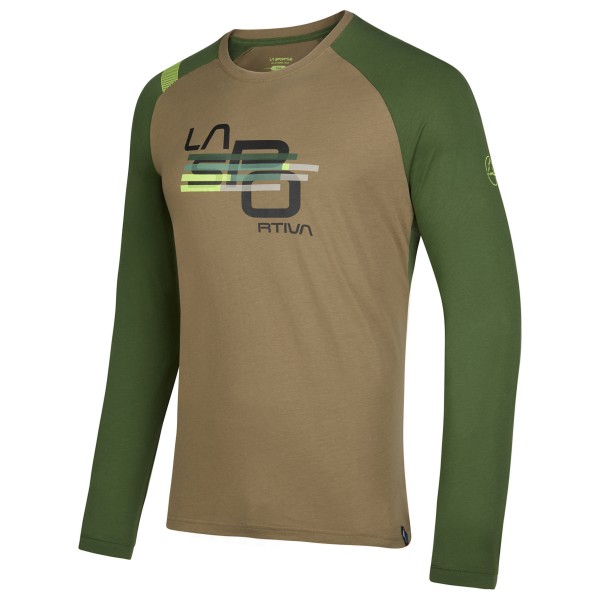 Image of La Sportiva - Stripe Cube Long Sleeve - Longsleeve Gr L oliv