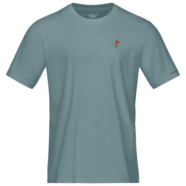 Image of Norrøna - /29 Cotton Activity Embroidery - T-Shirt Gr L türkis