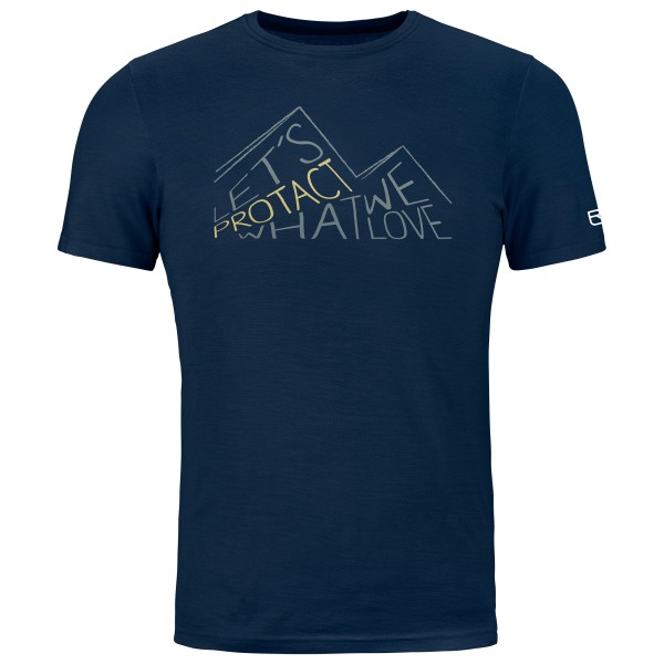 Image of Ortovox - 185 Merino Protact TS - Merinoshirt Gr S deep ocean