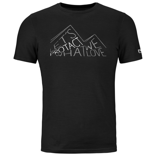 Image of Ortovox - 185 Merino Protact TS - Merinoshirt Gr L;M;S;XL;XXL schwarz