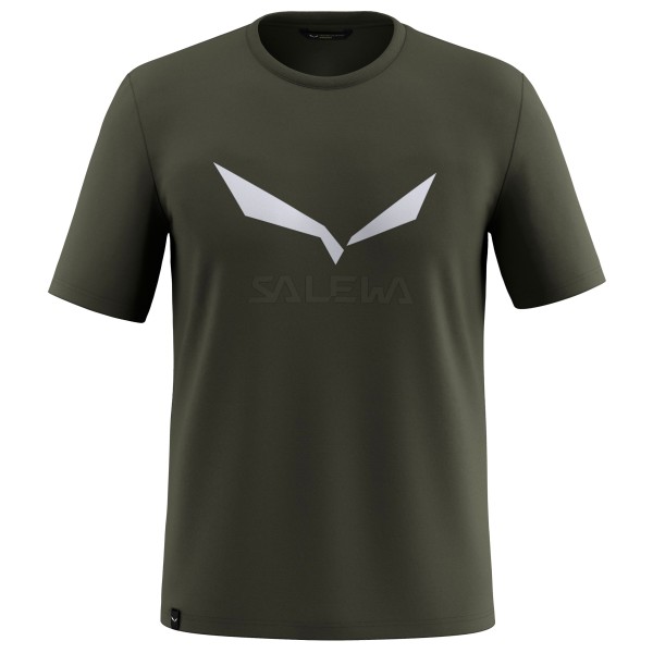 Salewa Solidlogo Dry T-Shirt Funktionsshirt Herren Wandern (Gr 52 - XL |oliv)