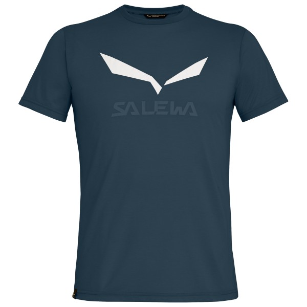 Salewa - Solidlogo Dry T-Shirt - Funktionsshirt Gr 46 - S blau