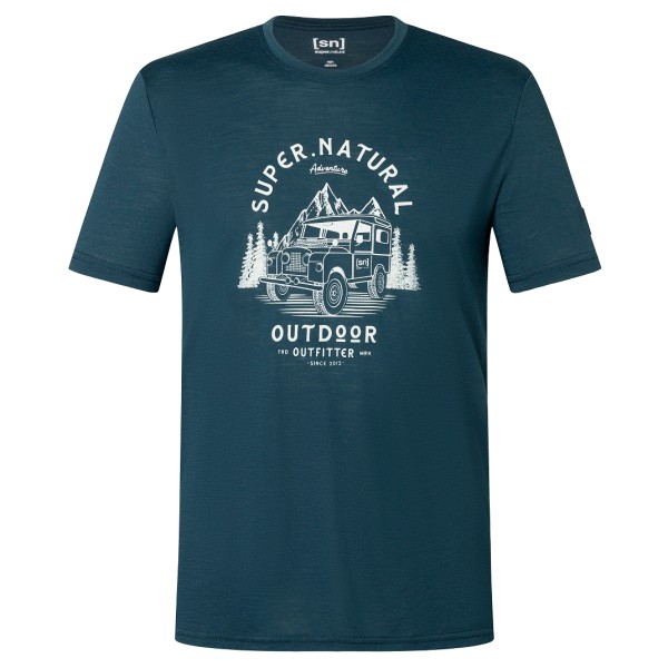 Image of super.natural - Landi Tee - Merinoshirt Gr 54 - XL blau