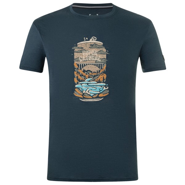 Image of super.natural - Yes We Canned Tee - Merinoshirt Gr 46 - S blau