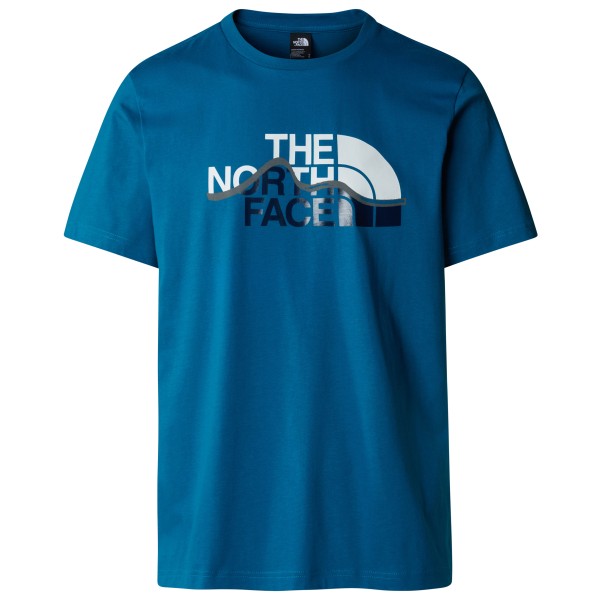 Image of The North Face - S/S Mountain Line Tee - T-Shirt Gr L;M;S;XL;XXL schwarz;weiß
