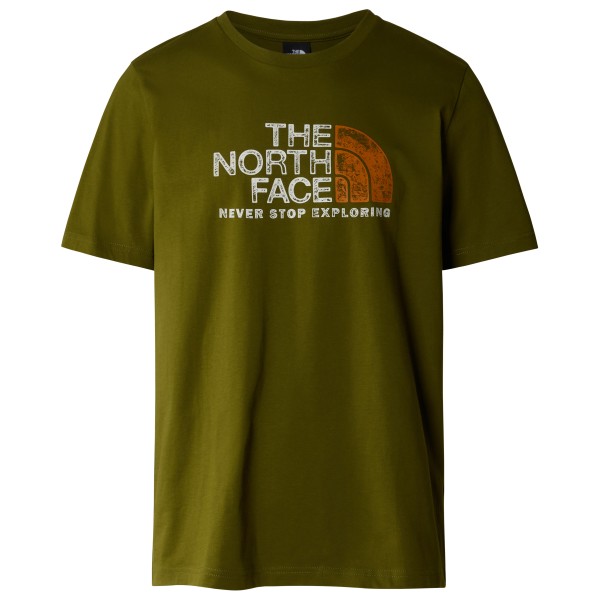 The North Face - S/S Rust 2 Tee - T-Shirt Gr L;M;S;XL;XXL oliv;schwarz;weiß/grau