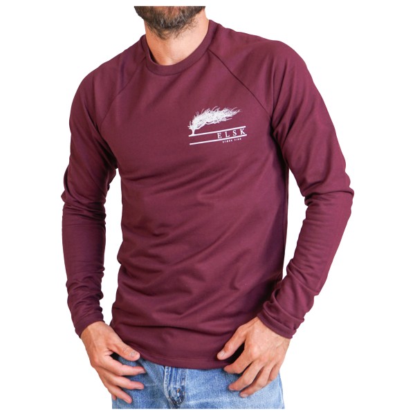 ELSK - Stærk Vind CH Lightweight Crewneck - Longsleeve Gr S rot