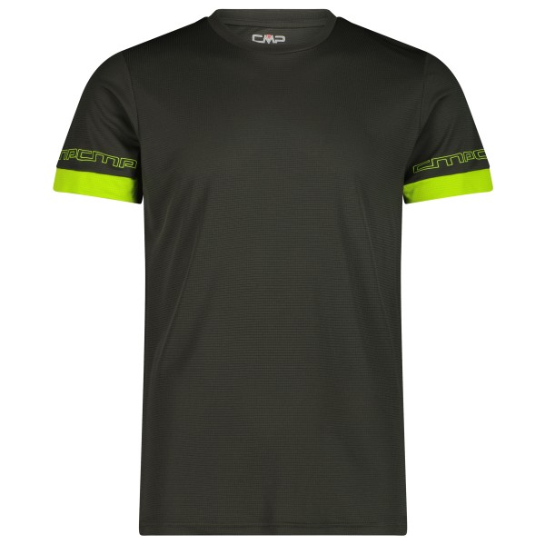 Funktionsshirt CMP Shortsleeve Light Polyester T-Shirt Herren (Gr 52 |schwarz/oliv)