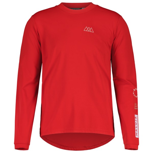 Image of Maloja - SteinpilzM. Puzzle - Longsleeve Gr L;M;S;XL blau;oliv;rot