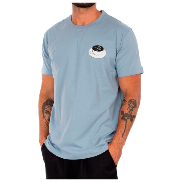 Image of Iriedaily - Slowpresso Tee - T-Shirt Gr L;M;S;XL;XXL grau;weiß