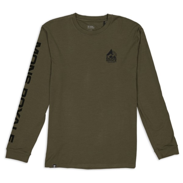 Image of Mons Royale - Icon Merino Air-Con L/S - Merinoshirt Gr L braun