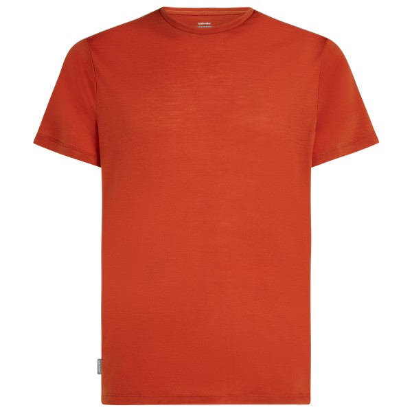 Icebreaker Merino 125 Cool-Lite Sphere III S/S Tee Merinoshirt Herren Wandern (Gr M |rot)