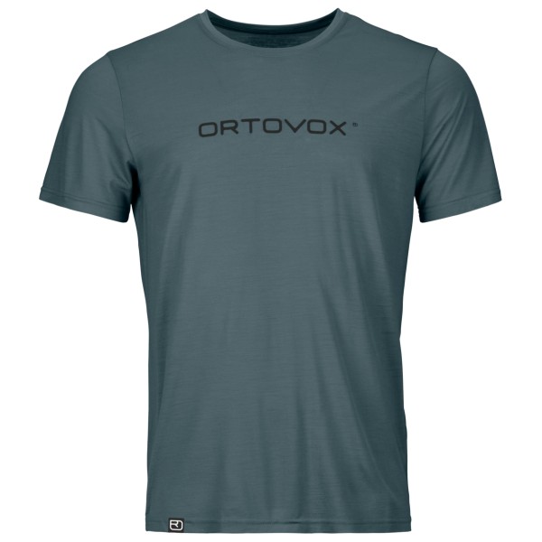T-Shirt Ortovox 150 Cool Brand T-Shirt Herren (Gr XL |blau/grau)