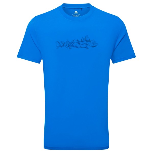 Mountain Equipment Groundup Skyline Tee Funktionsshirt Herren Wandern (Gr XXL |blau)