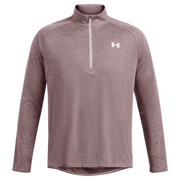 Image of Under Armour - Tech Textured 1/2 Zip - Funktionsshirt Gr M braun
