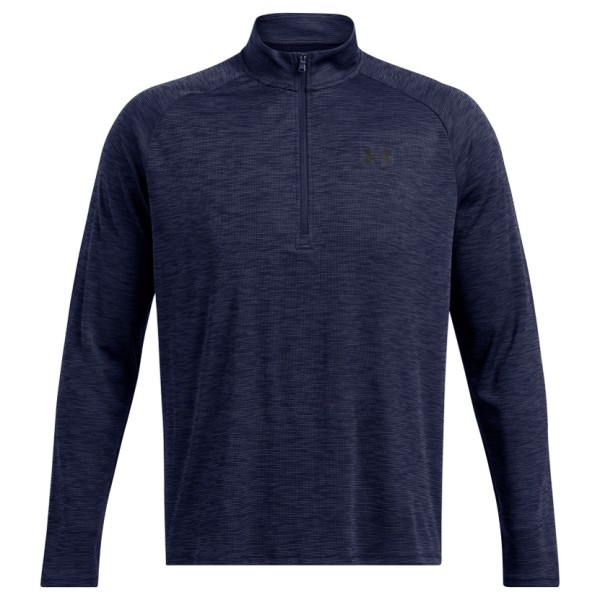 Image of Under Armour - Tech Textured 1/2 Zip - Funktionsshirt Gr M blau