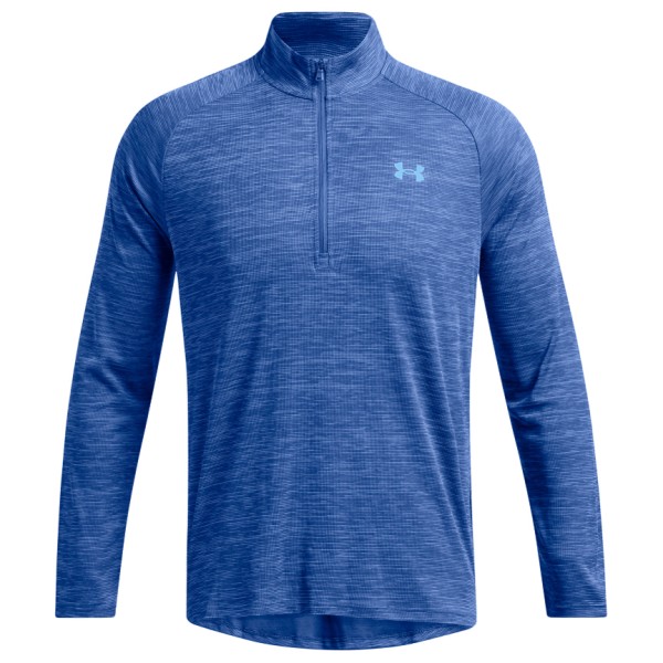 Image of Under Armour - Tech Textured 1/2 Zip - Funktionsshirt Gr L;M;S;XL blau;braun;grün