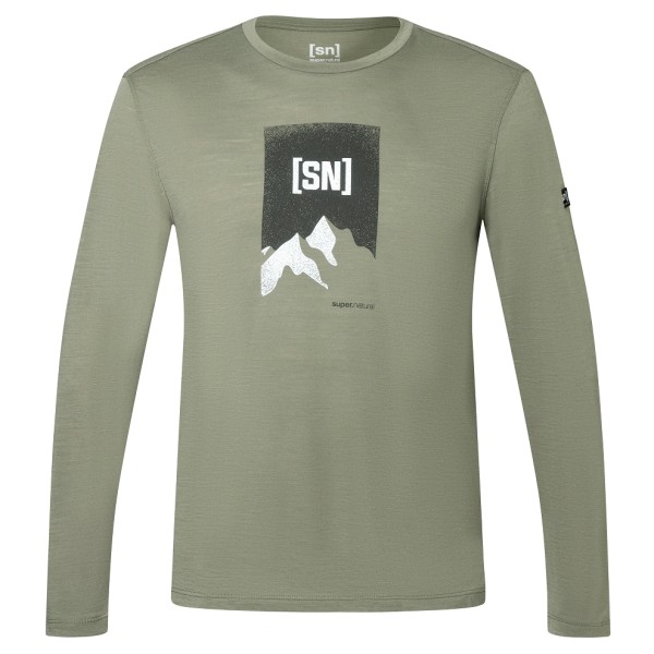Image of super.natural - 2 Pitch L/S - Longsleeve Gr 46 - S oliv