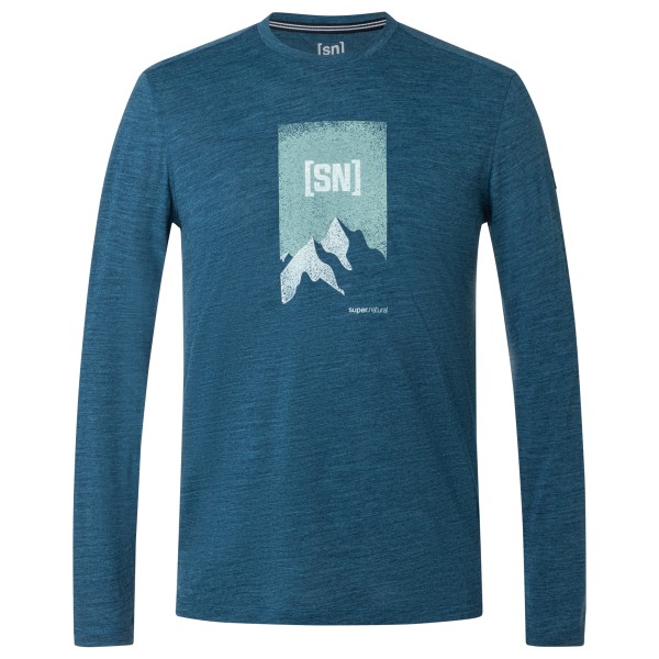super.natural 2 Pitch L/ Longsleeve Blauw