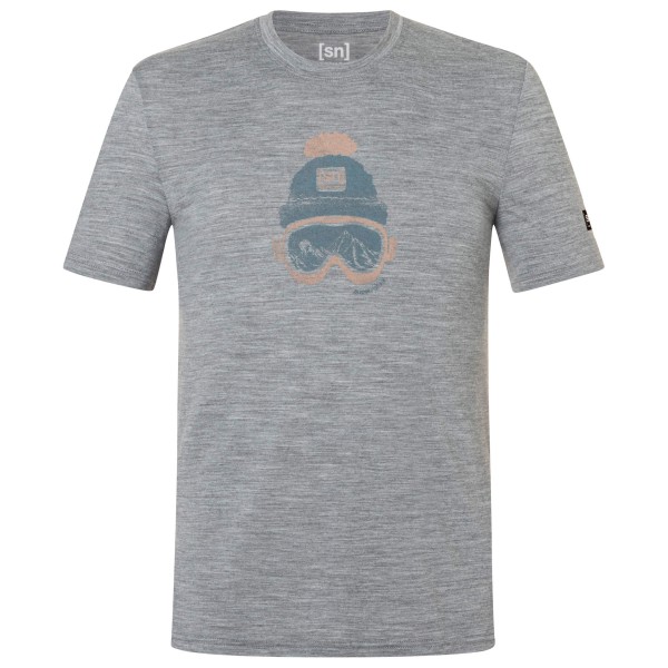 super.natural Gogeanie Tee Merinoshirt M Grijs