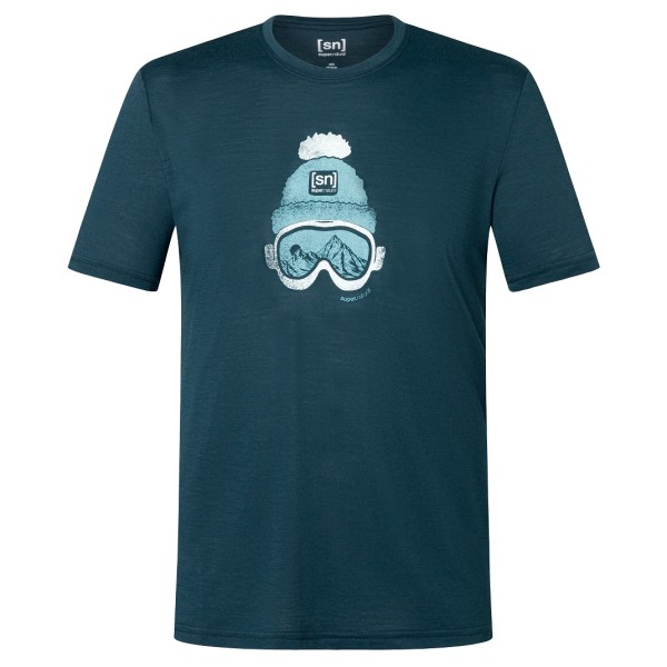 Image of super.natural - Gogeanie Tee - Merinoshirt Gr 46 - S;48/50 - M;52 - L;54 - XL;56 - XXL blau