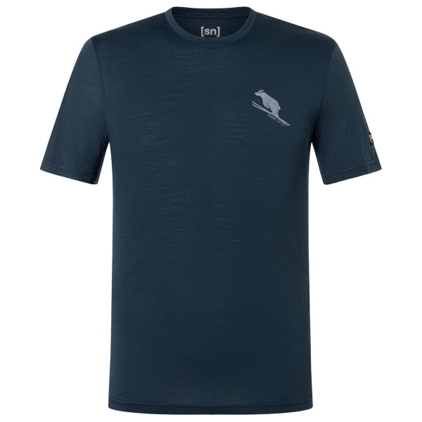 super.natural Little Flear Tee Merinoshirt Blauw