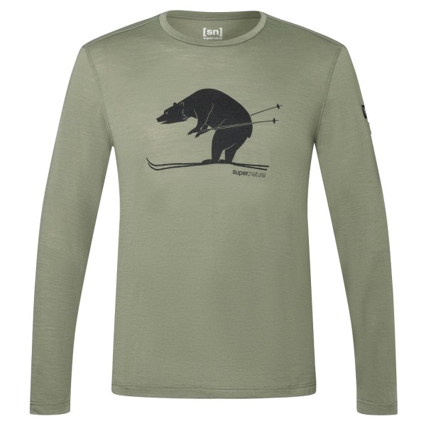 Image of super.natural - Ski Karl L/S - Longsleeve Gr 46 - S oliv