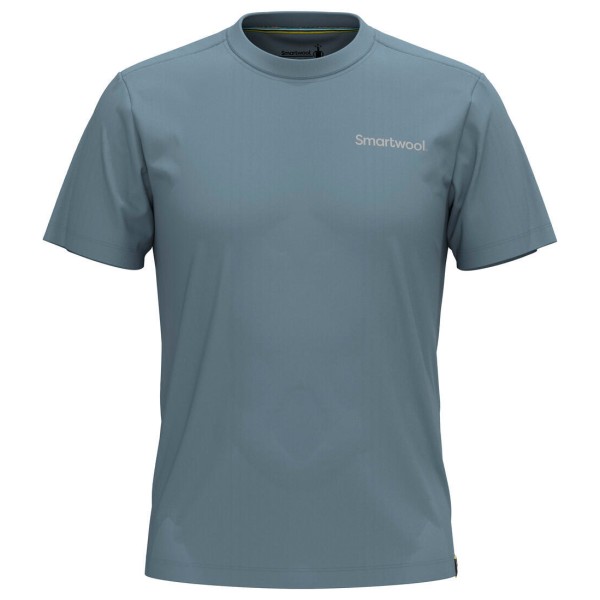 Image of Smartwool - Nature"s Vibes Graphic Short Sleeve Tee Slim Fit - Merinoshirt Gr L blau'