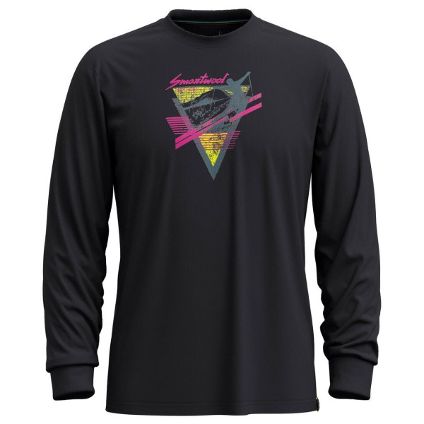 Image of Smartwool - Original Shred Graphic Long Sleeve Tee - Merinoshirt Gr L schwarz