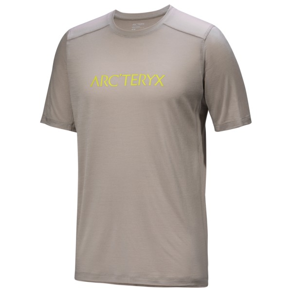 Image of Arc"teryx - Ionia Merino Wool Arc"'Word Logo S/S - Merinoshirt Gr S rune / euphoria'