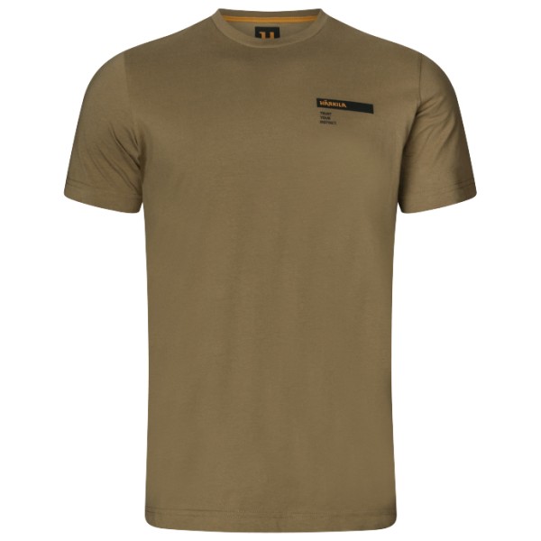 Image of Härkila - Logo Band S/S T-Shirt - T-Shirt Gr 3XL braun