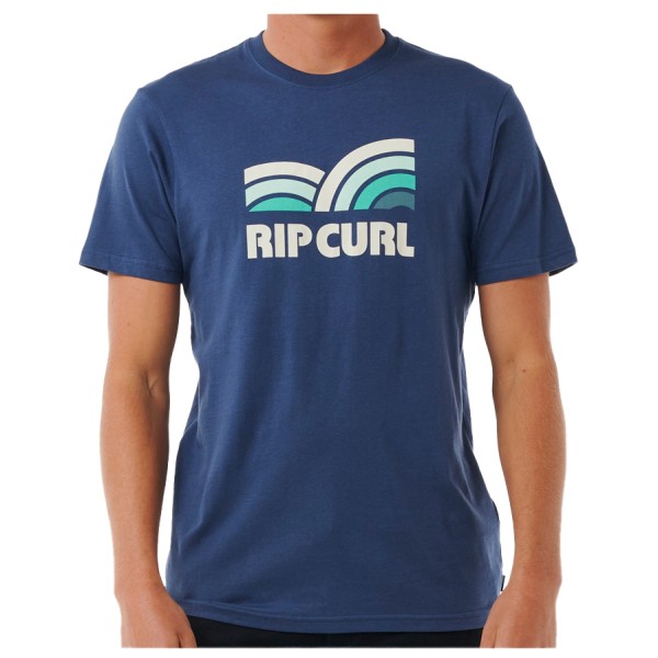 Image of Rip Curl - Surf Revival Capture Tee - T-Shirt Gr L;S beige;blau