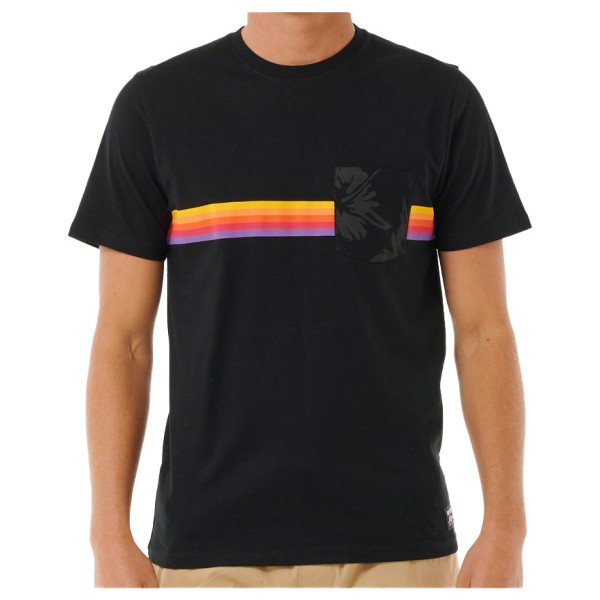 Image of Rip Curl - Surf Revival Hoffman Pocket Tee - T-Shirt Gr L schwarz