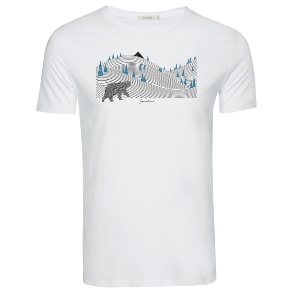Image of GreenBomb - Animal Bearland Guide T-Shirt Cotton - T-Shirt Gr L weiß