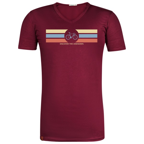 Image of GreenBomb - Bike Discover Peak T-Shirt Cotton - T-Shirt Gr L;M;S;XL rot