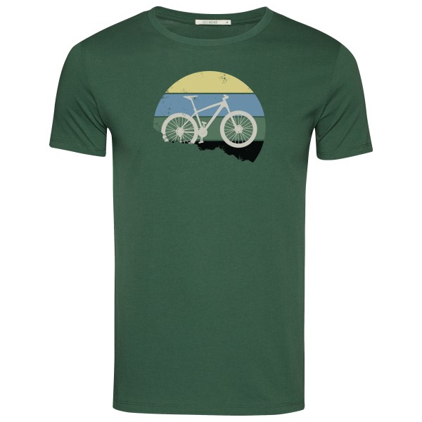 Image of GreenBomb - Bike Downhill Guide T-Shirt Cotton - T-Shirt Gr L grün