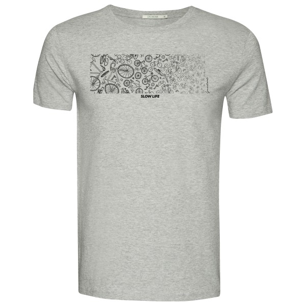 Image of GreenBomb - Bike Slow Guide T-Shirt - T-Shirt Gr L grau