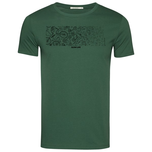 Image of GreenBomb - Bike Slow Guide T-Shirt Cotton - T-Shirt Gr L;M;XL beige;grün