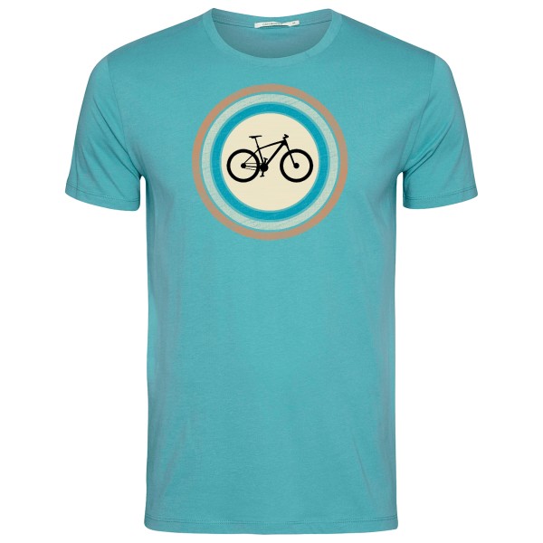 Image of GreenBomb - Bike Target Guide T-Shirt Cotton - T-Shirt Gr L türkis
