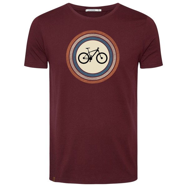 Image of GreenBomb - Bike Target Guide T-Shirt Cotton - T-Shirt Gr L rot