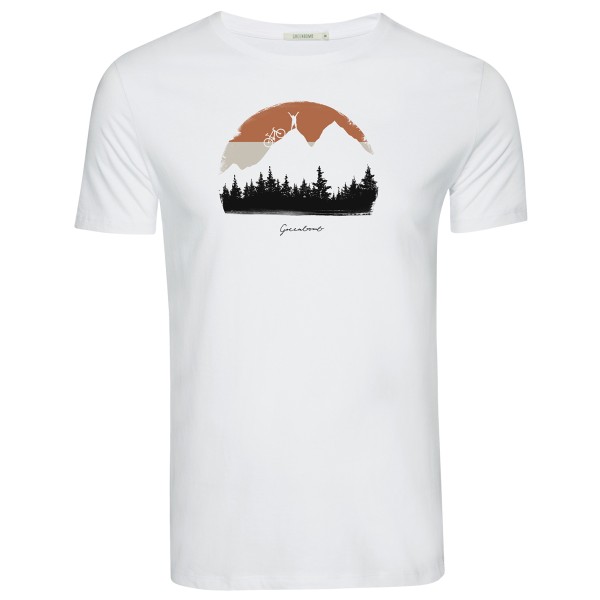 Image of GreenBomb - Nature Forest Happy Guide T-Shirt Cotton - T-Shirt Gr L weiß