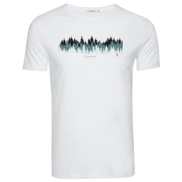 Image of GreenBomb - Nature Forest Run Guide T-Shirt Cotton - T-Shirt Gr L weiß