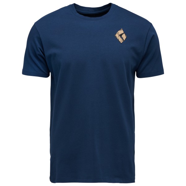 Image of Black Diamond - Mono Pocket S/S Tee - T-Shirt Gr L;M;S;XL;XS blau;grau